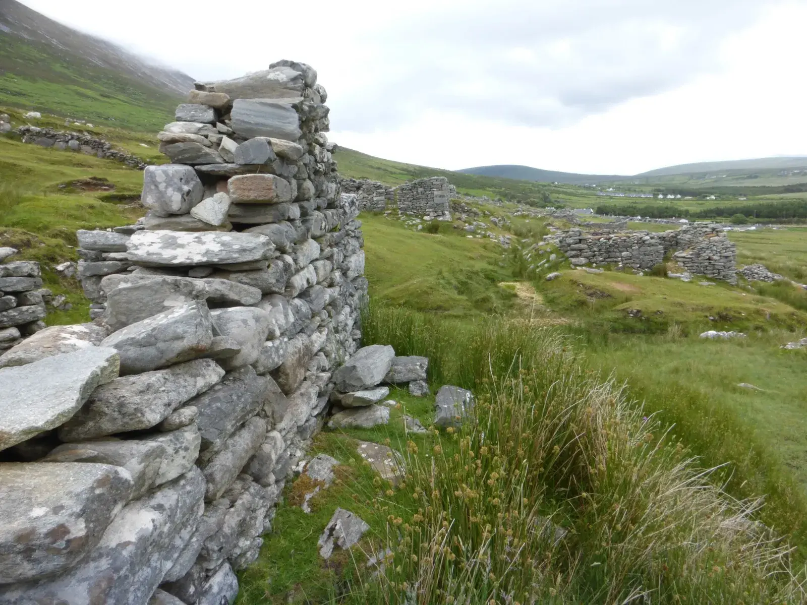 Asentamiento abandonado de Slievemore en Achill