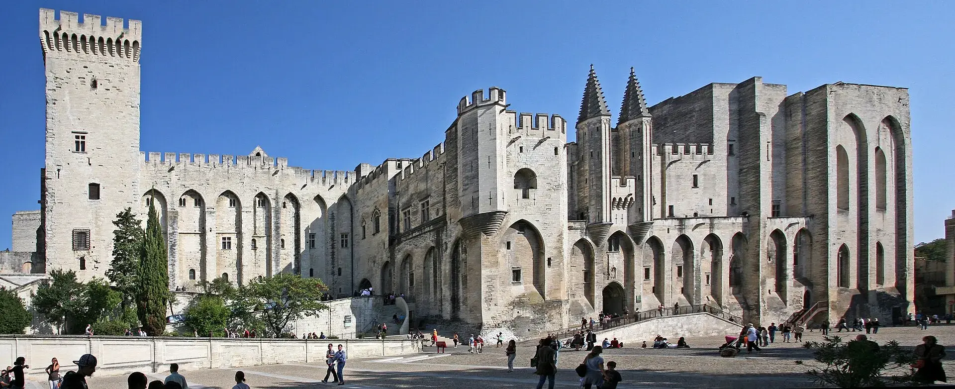 Palais des Papes en Aviñón