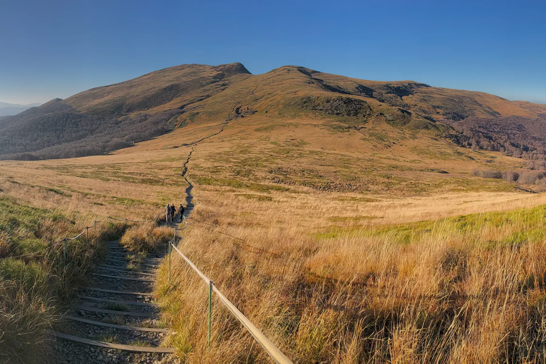 Paisaje de Tarnica y Halicz en Bieszczady