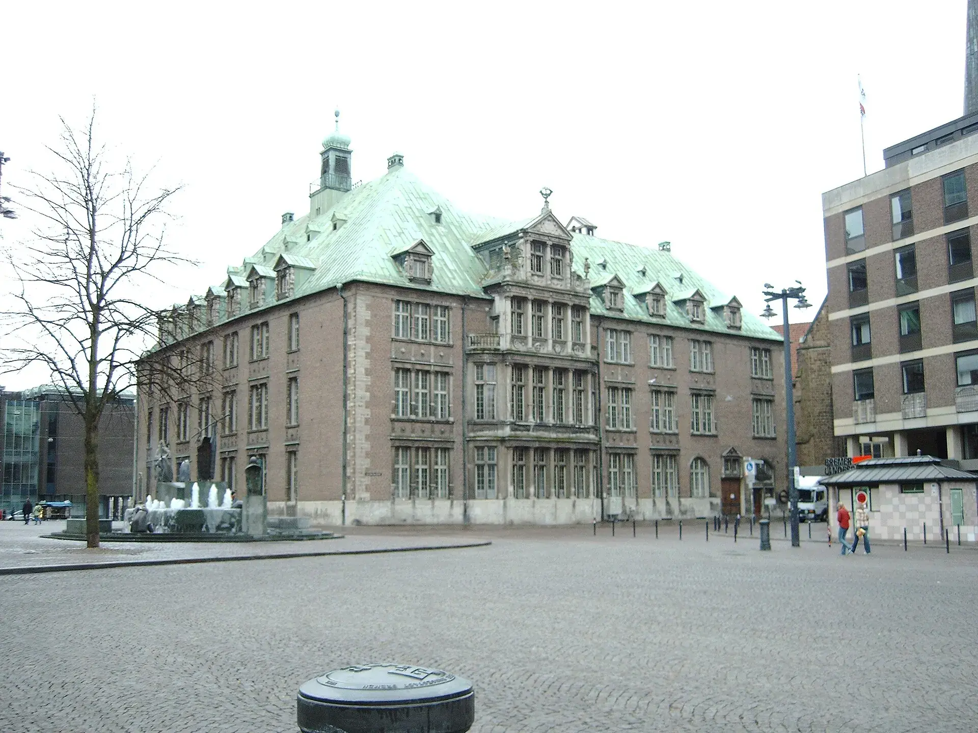 Ayuntamiento nuevo de Bremen desde Domshof