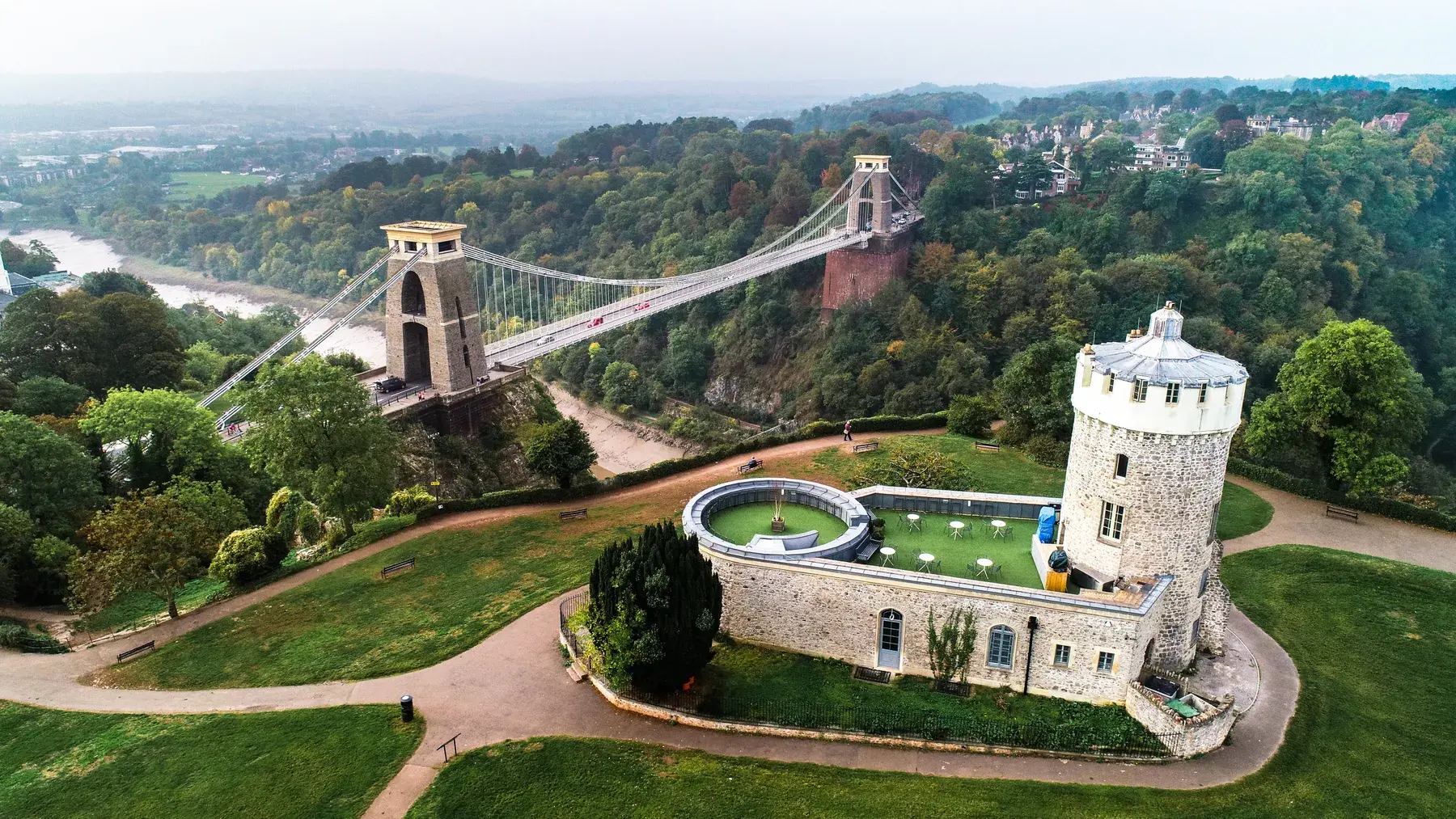 Clifton Suspension Bridge sobre el Avon en Bristol