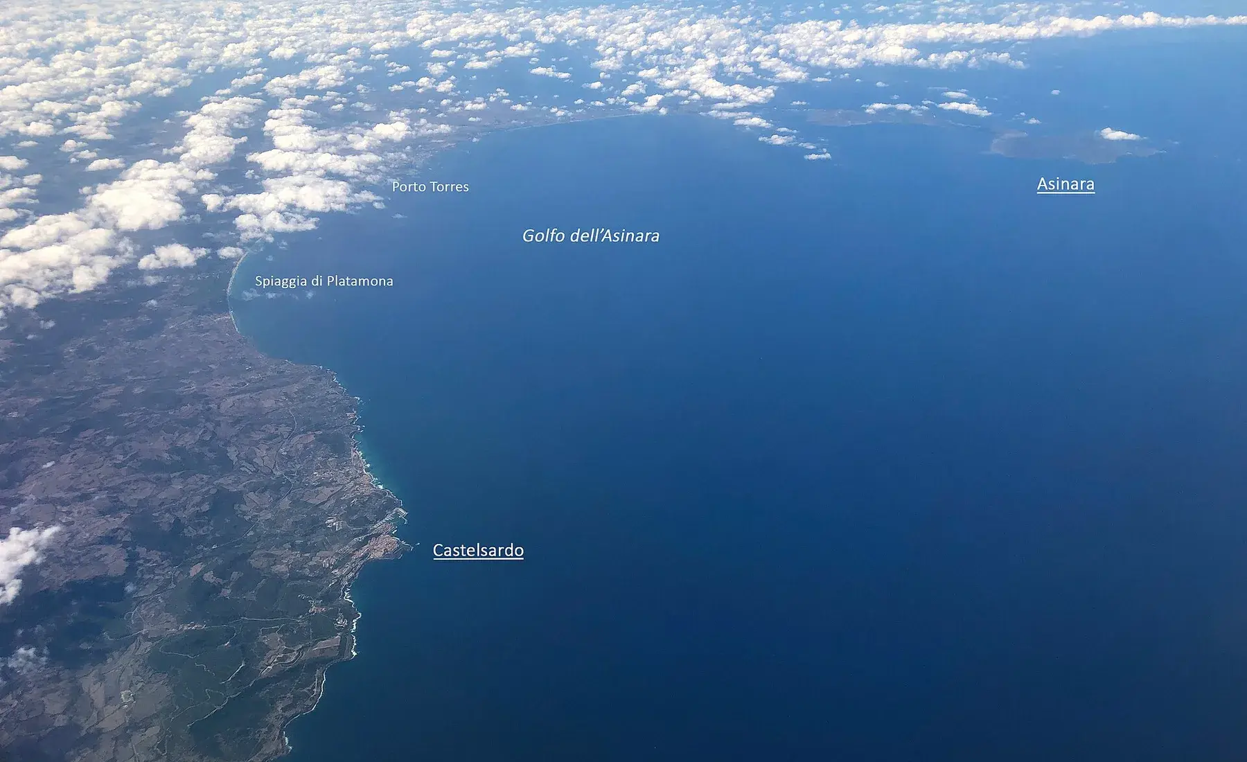 Golfo de Asinara y costa septentrional de Cerdeña