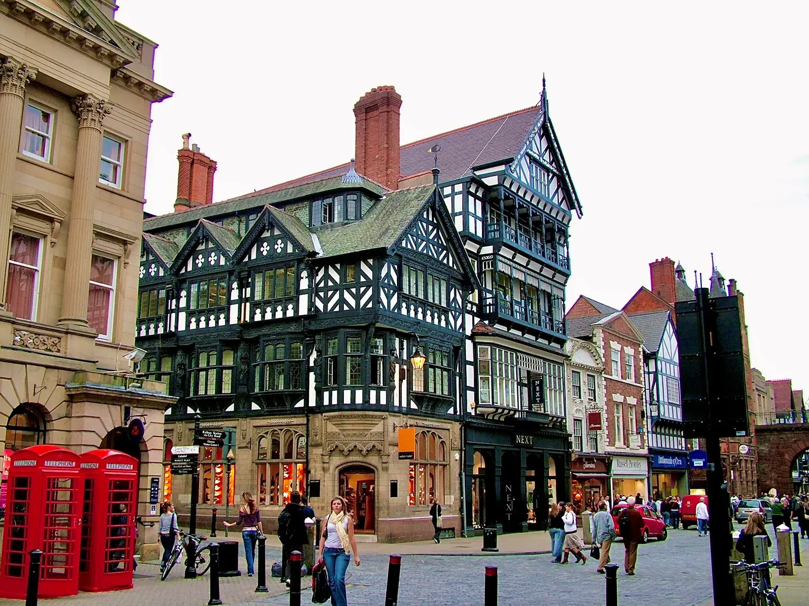 Edificios de las Rows en Chester