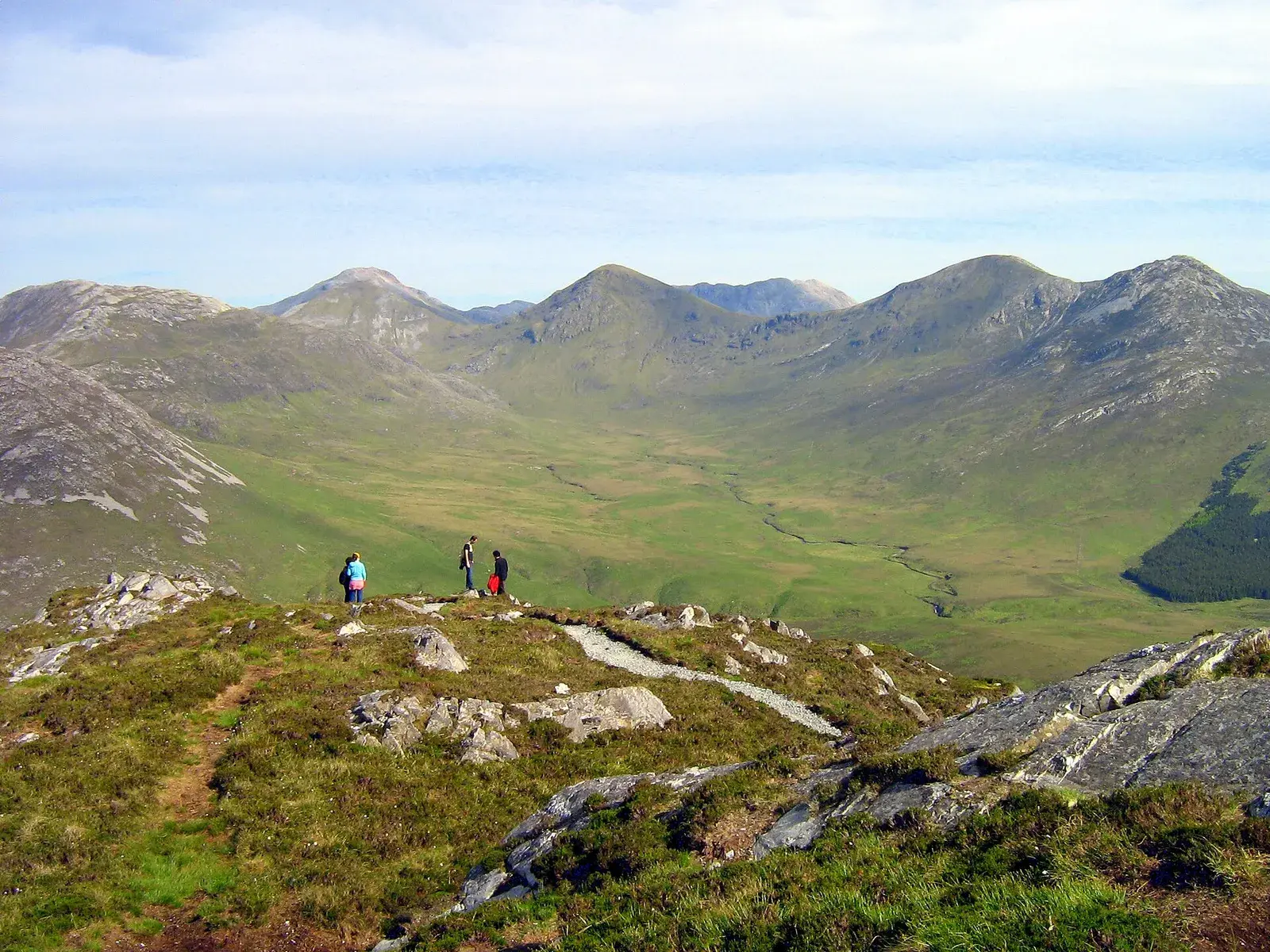 Paisaje montañoso de Connemara