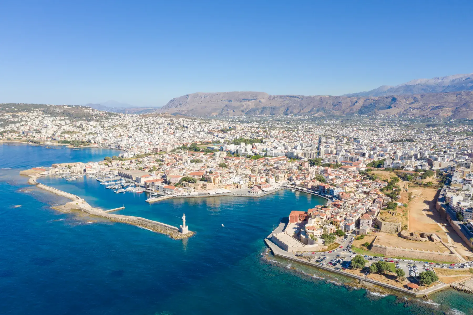 Puerto veneciano de Chania en Creta