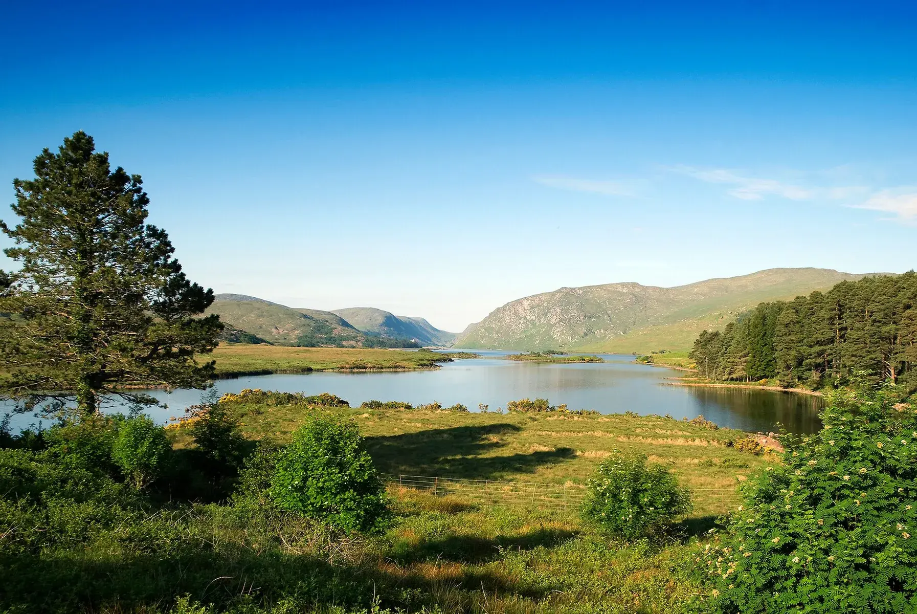 Paisaje de Glenveagh National Park en Donegal