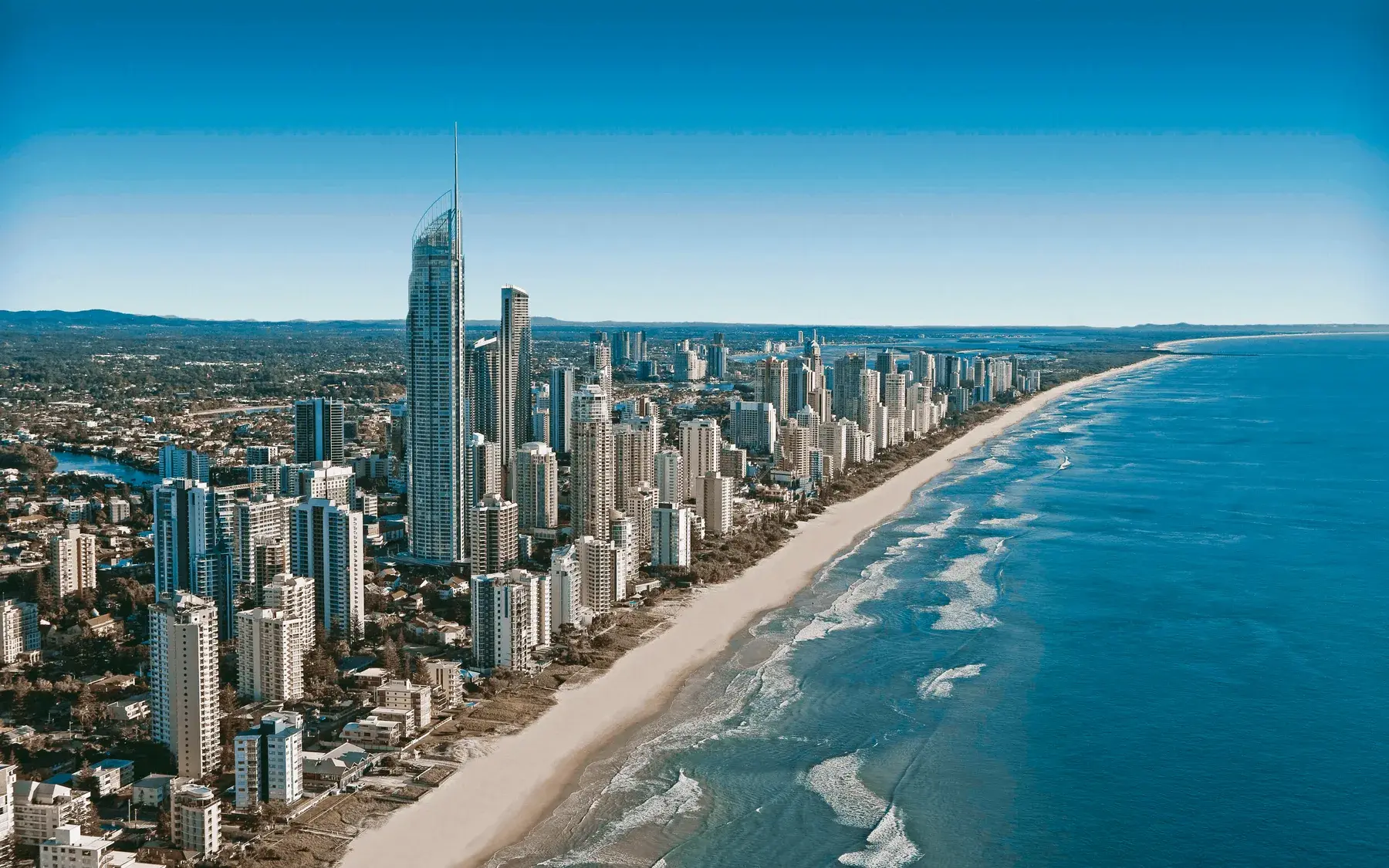 Gold Coast y sus parques: Gold Coast skyline (Unsplash)