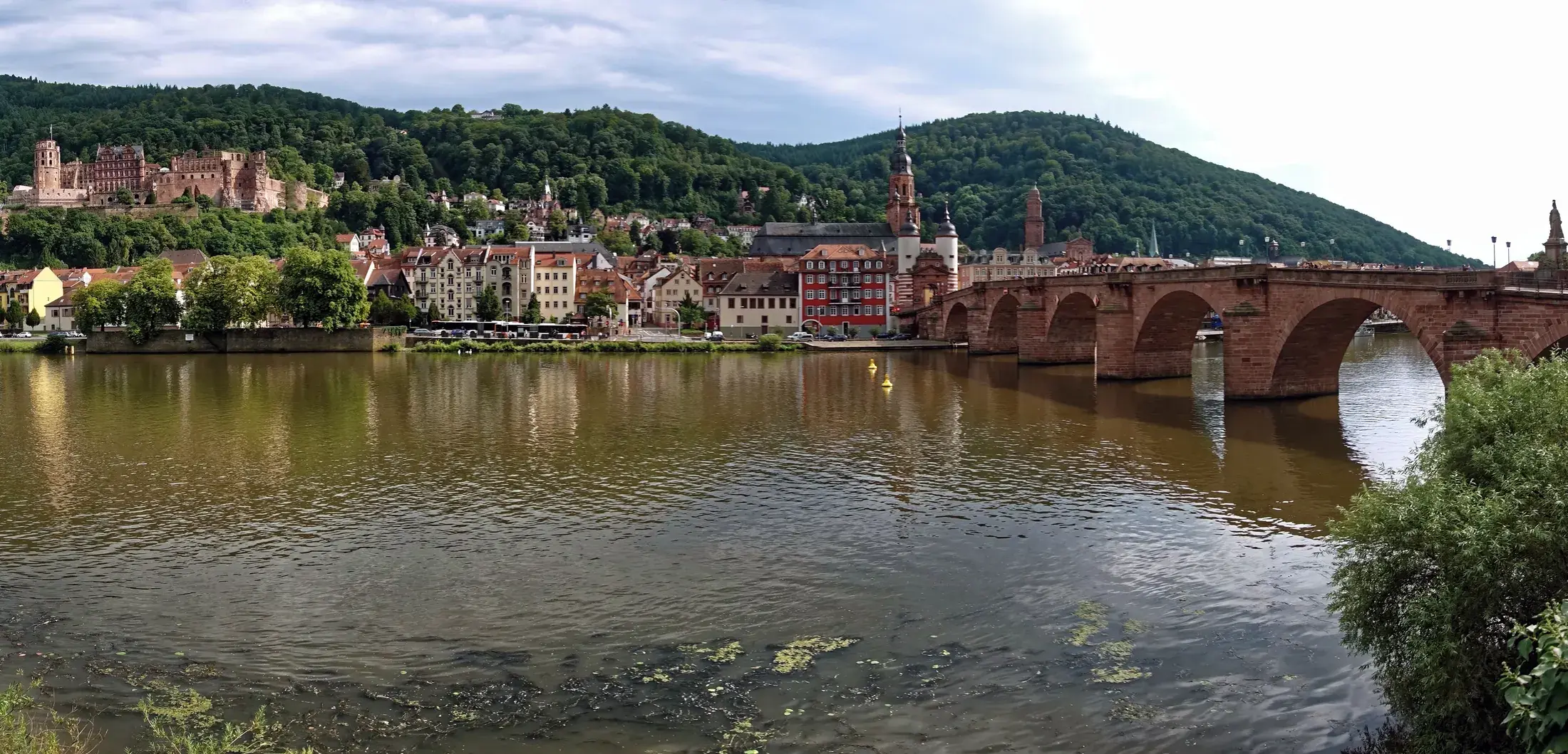 Puente Viejo, Neckar y castillo de Heidelberg