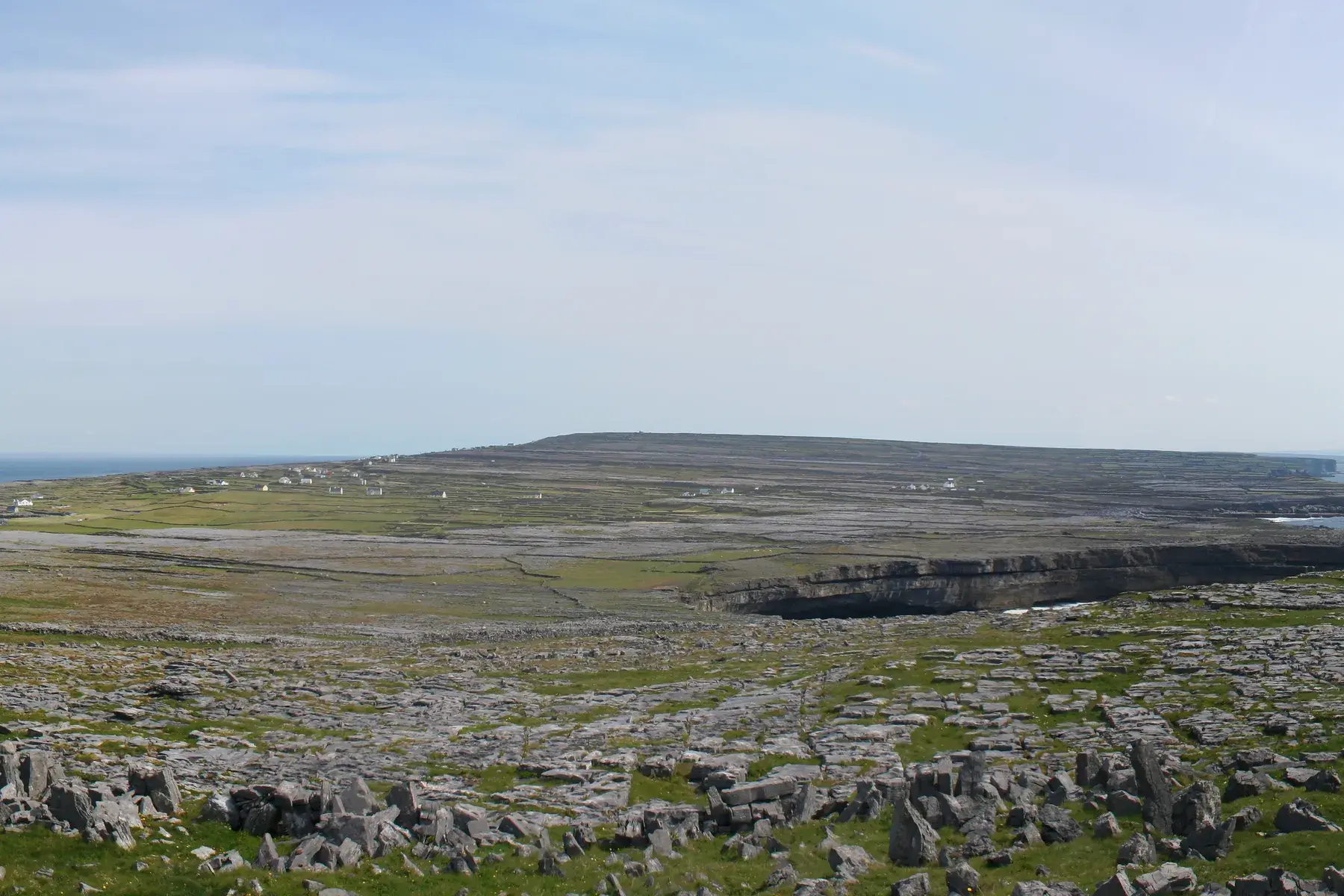 Paisaje de Inis Mór en las islas Aran