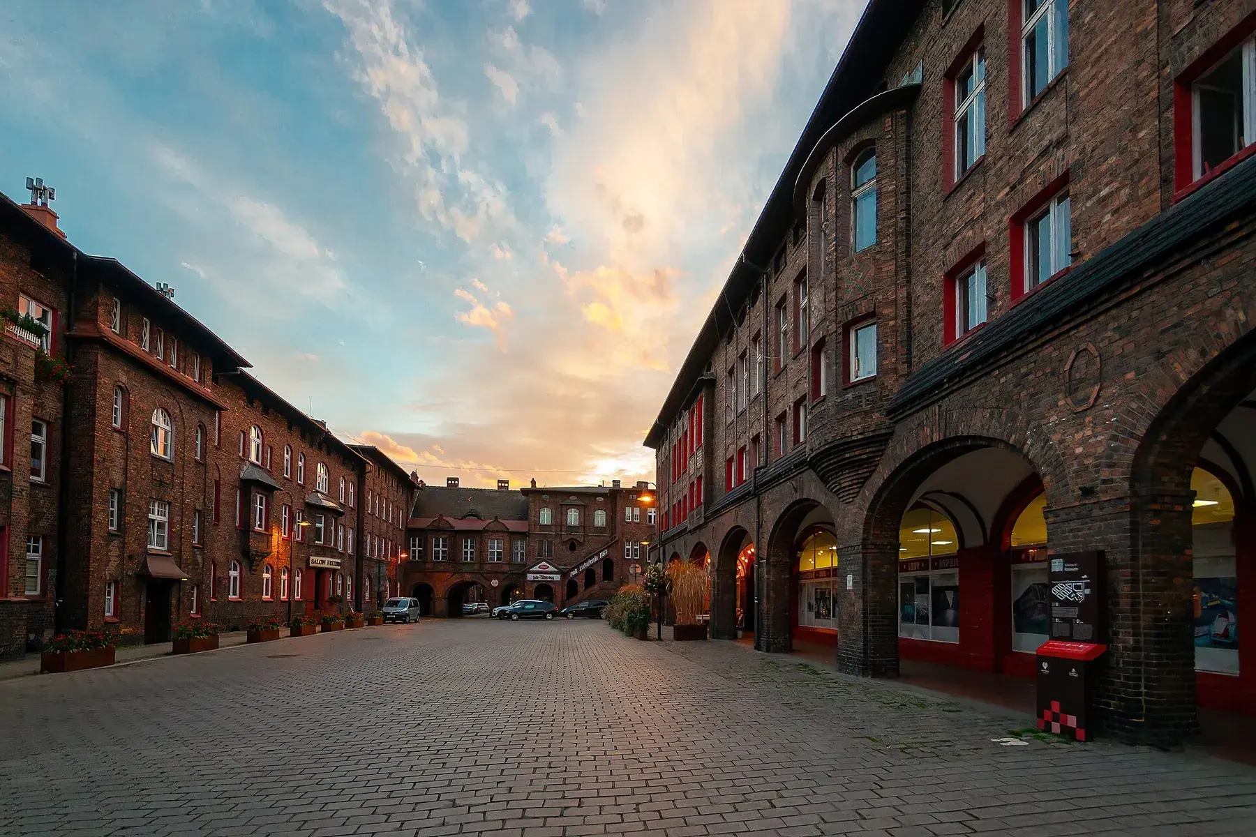 Barrio obrero de Nikiszowiec en Katowice