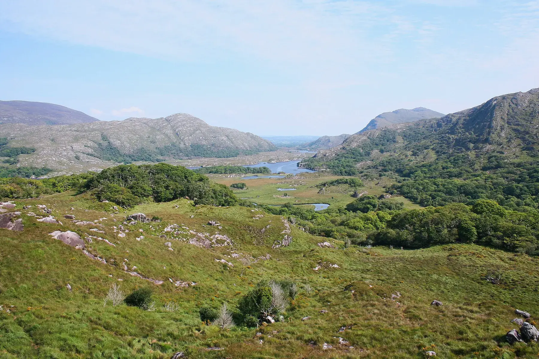 Paisaje lacustre de Killarney National Park
