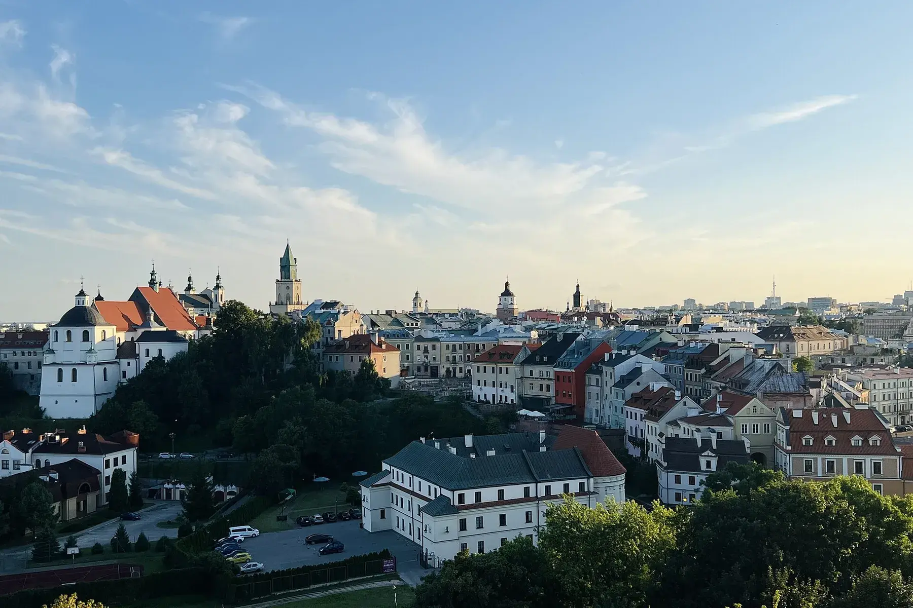 Panorama del casco histórico de Lublin