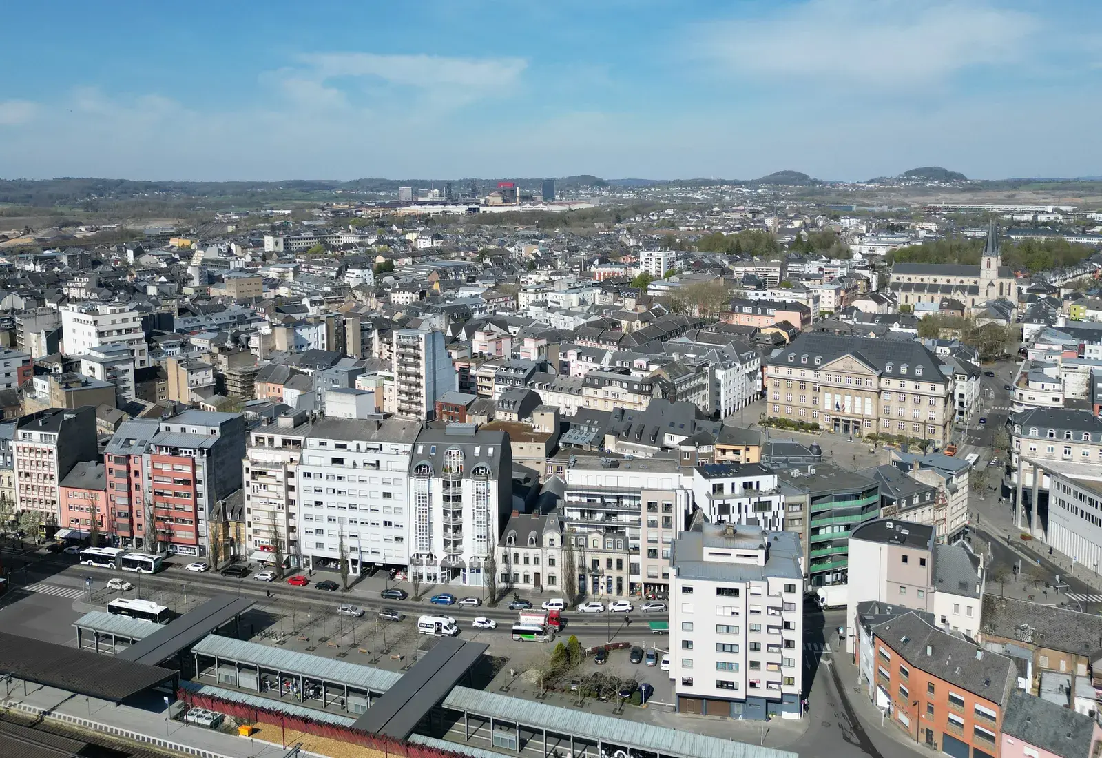 Vista de Esch-sur-Alzette, región del Minett