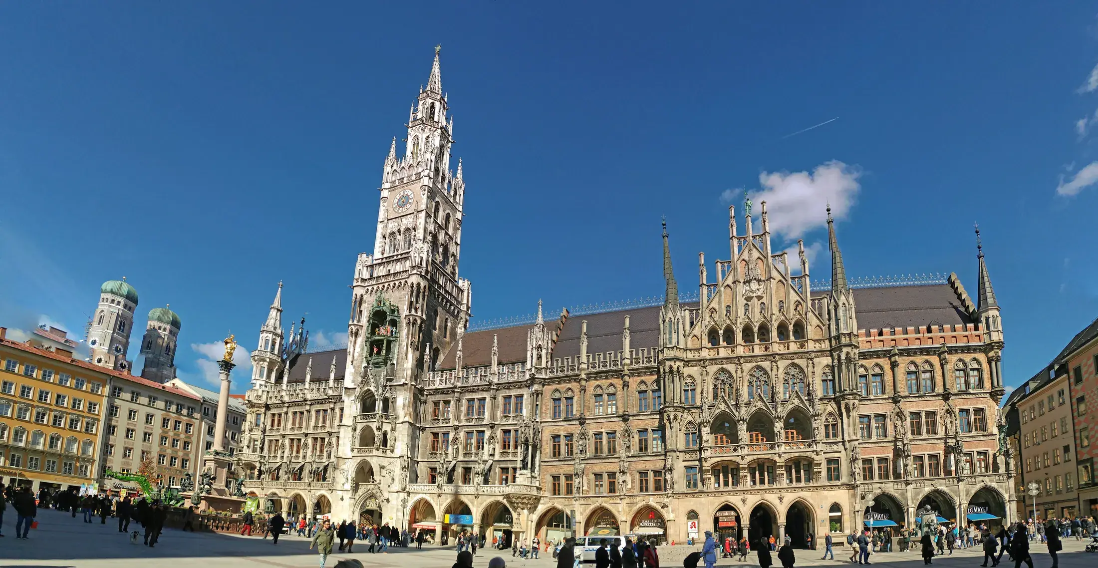 Marienplatz y ayuntamiento de Múnich