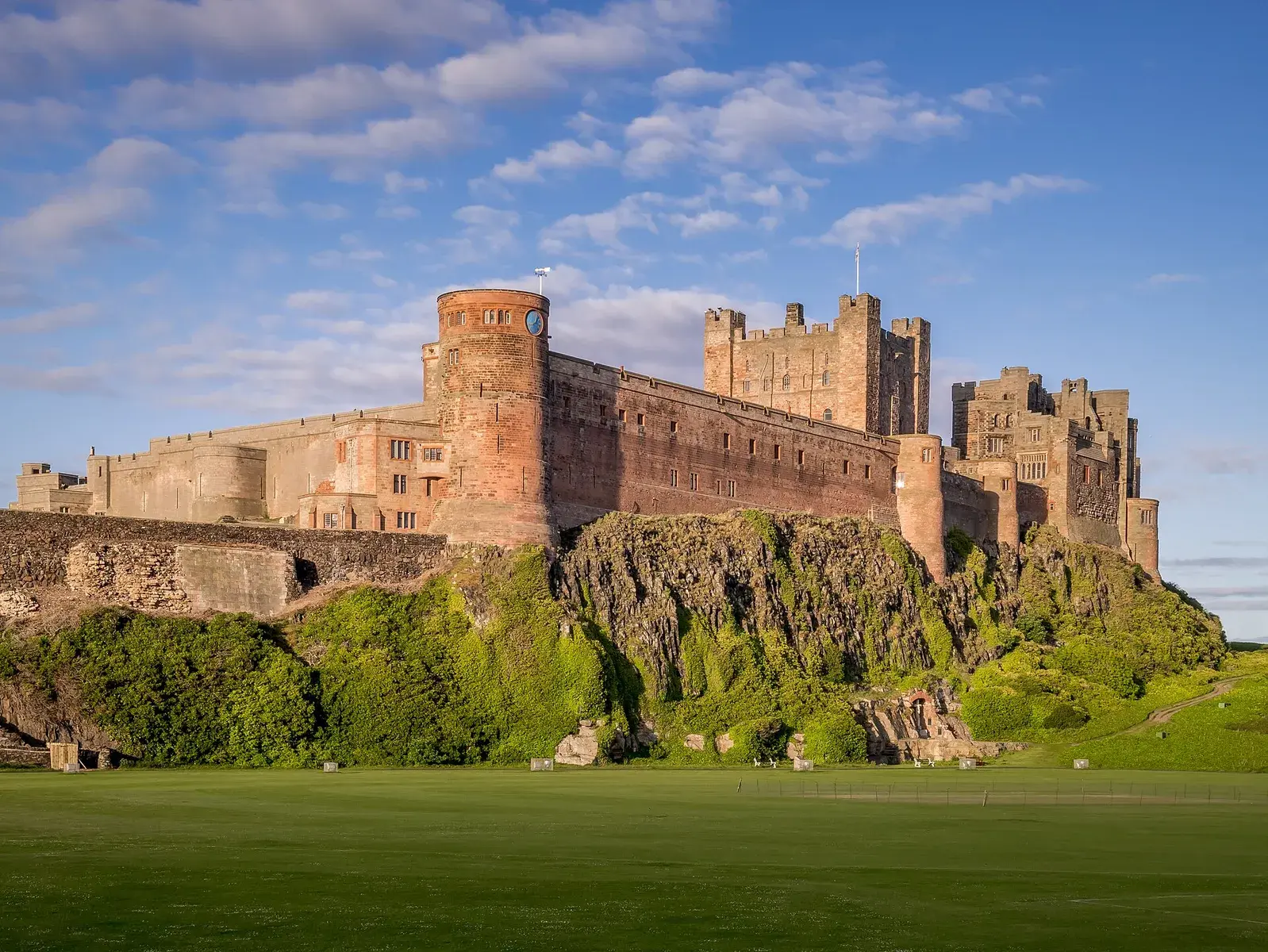Castillo de Bamburgh en Northumberland