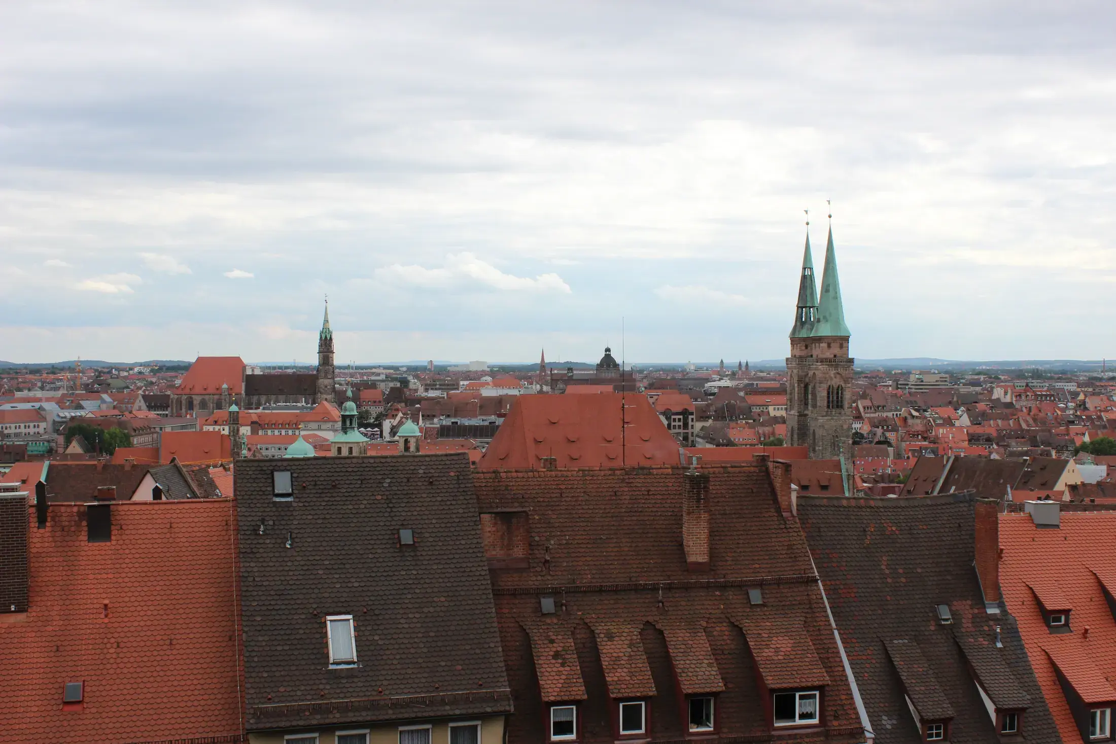 Panorama urbano de Núremberg