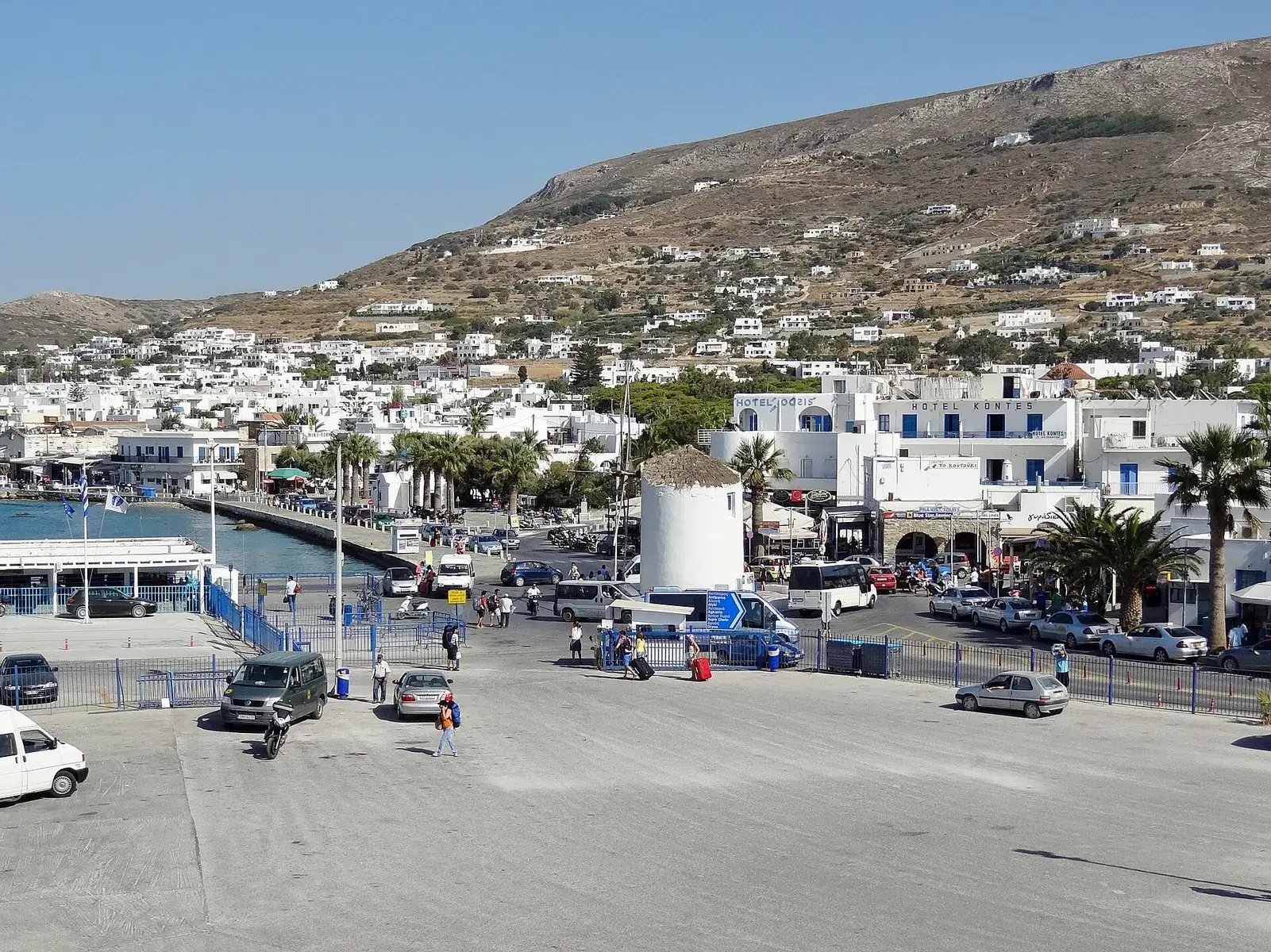 Puerto de Parikia en Paros