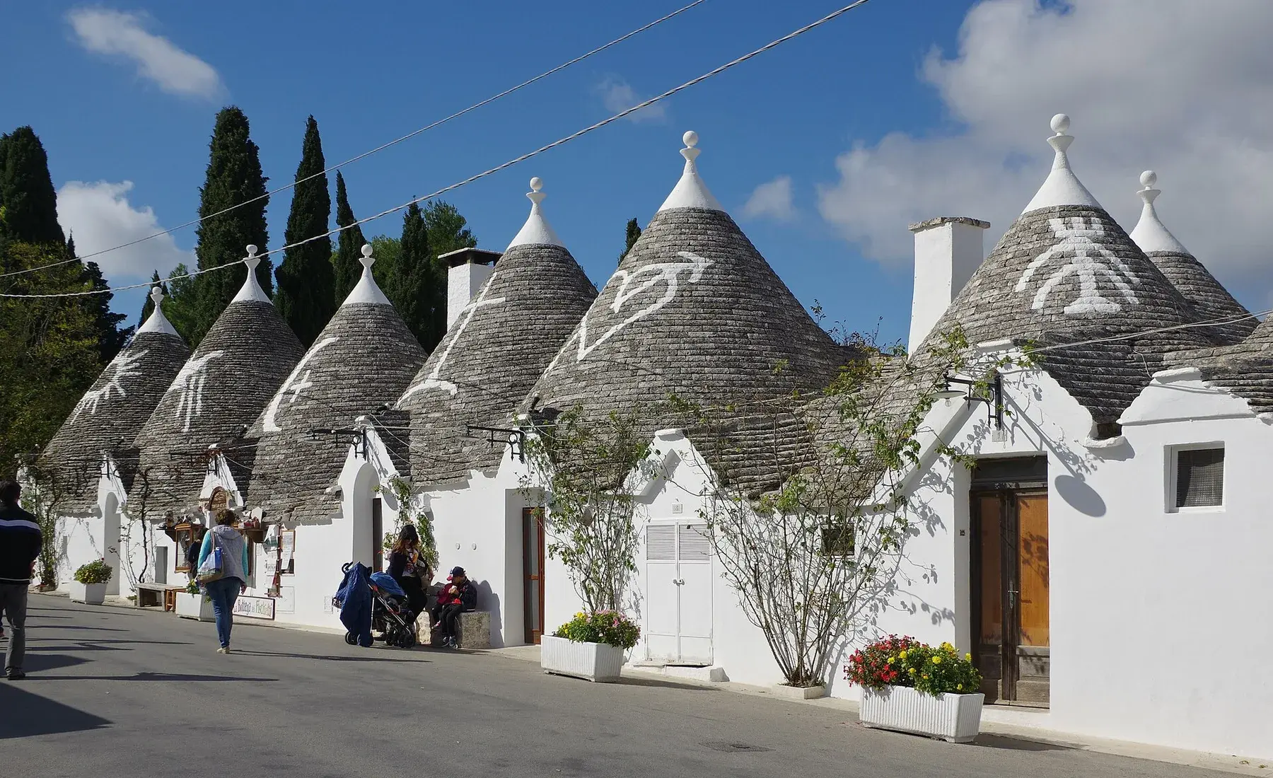 Trulli de Alberobello en Puglia