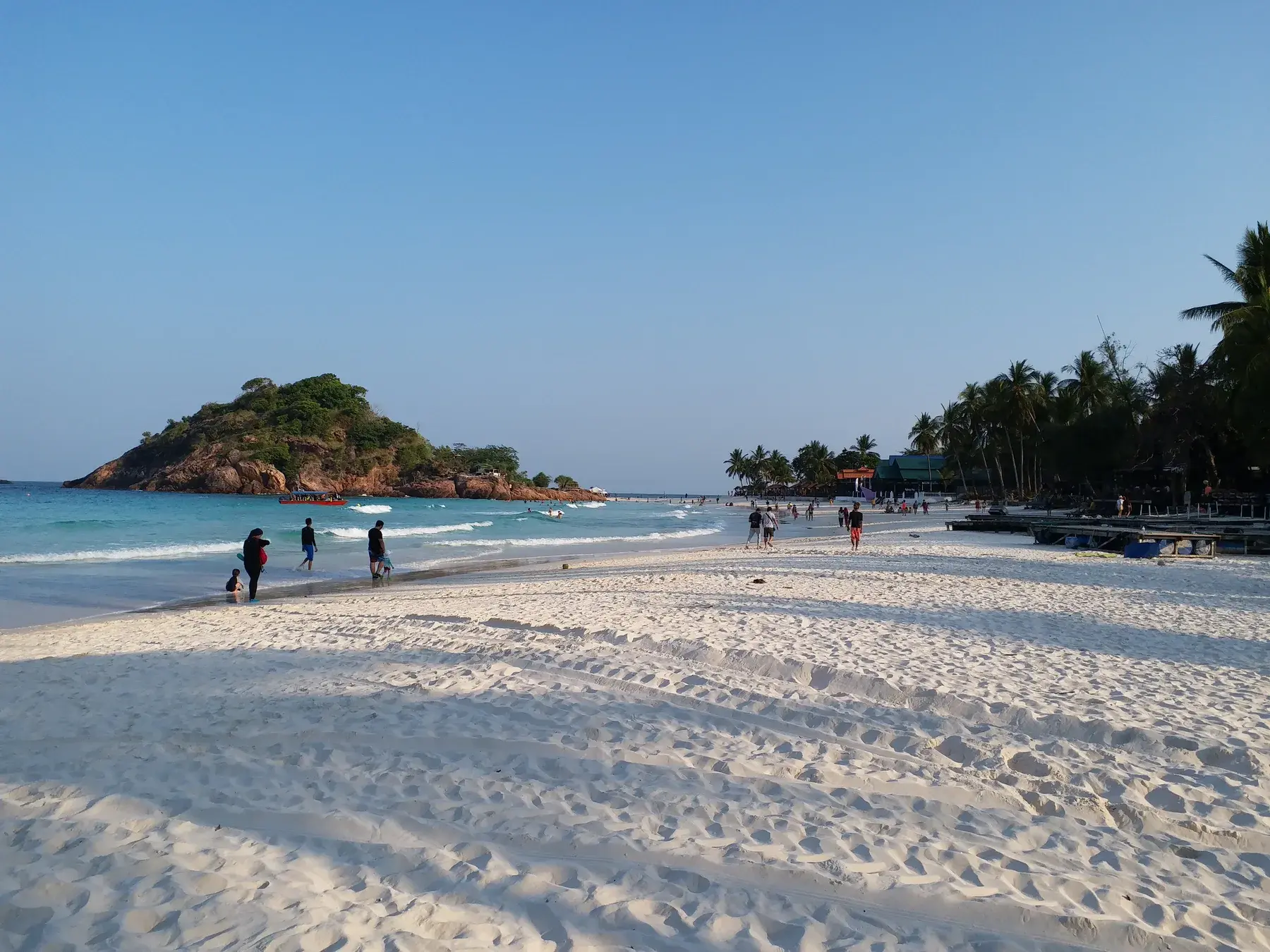 Playa de arena en Redang