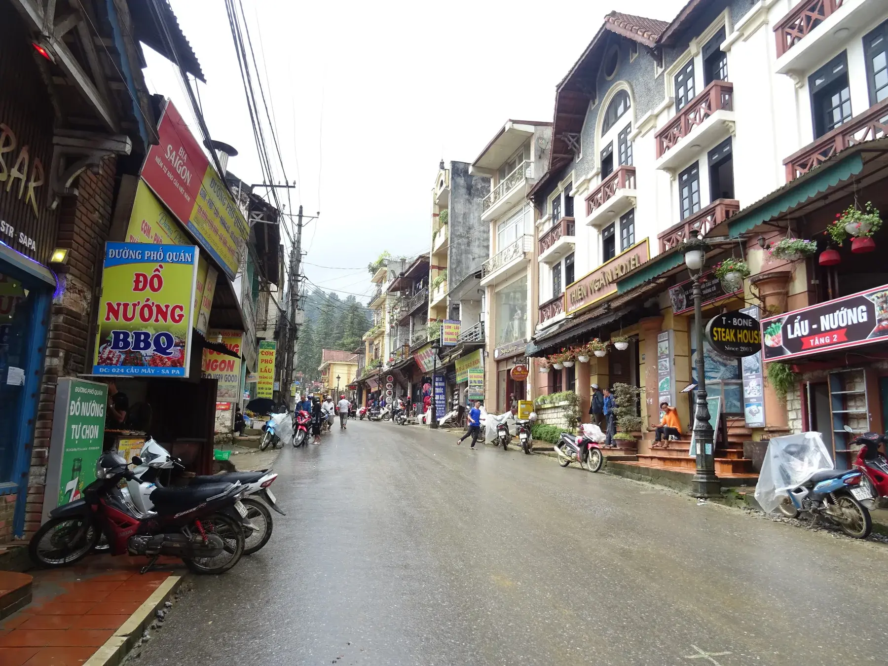 Una calle de Sapa