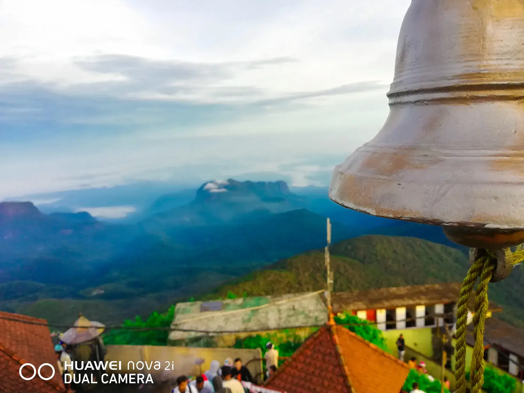 Vista desde el entorno de la cima de Sri Pada