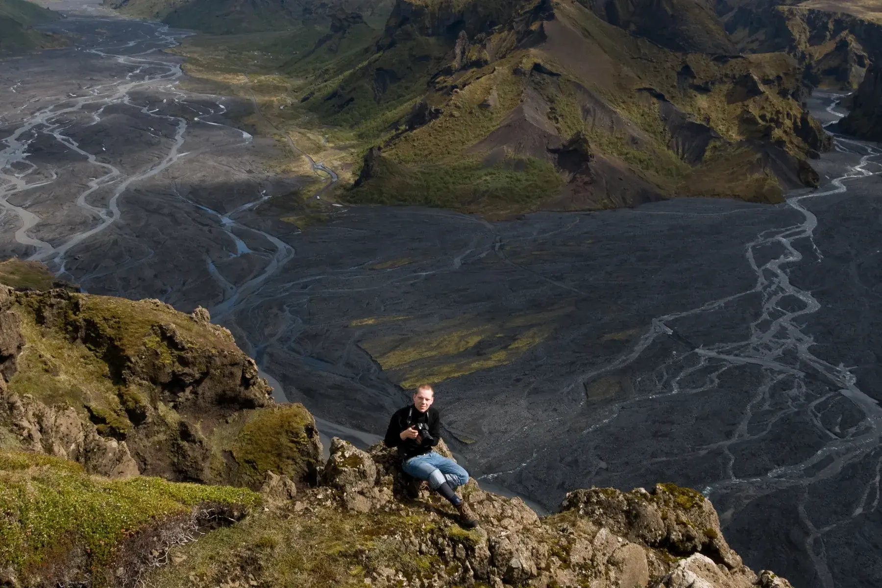 Valle de Þórsmörk desde Valahnúksból