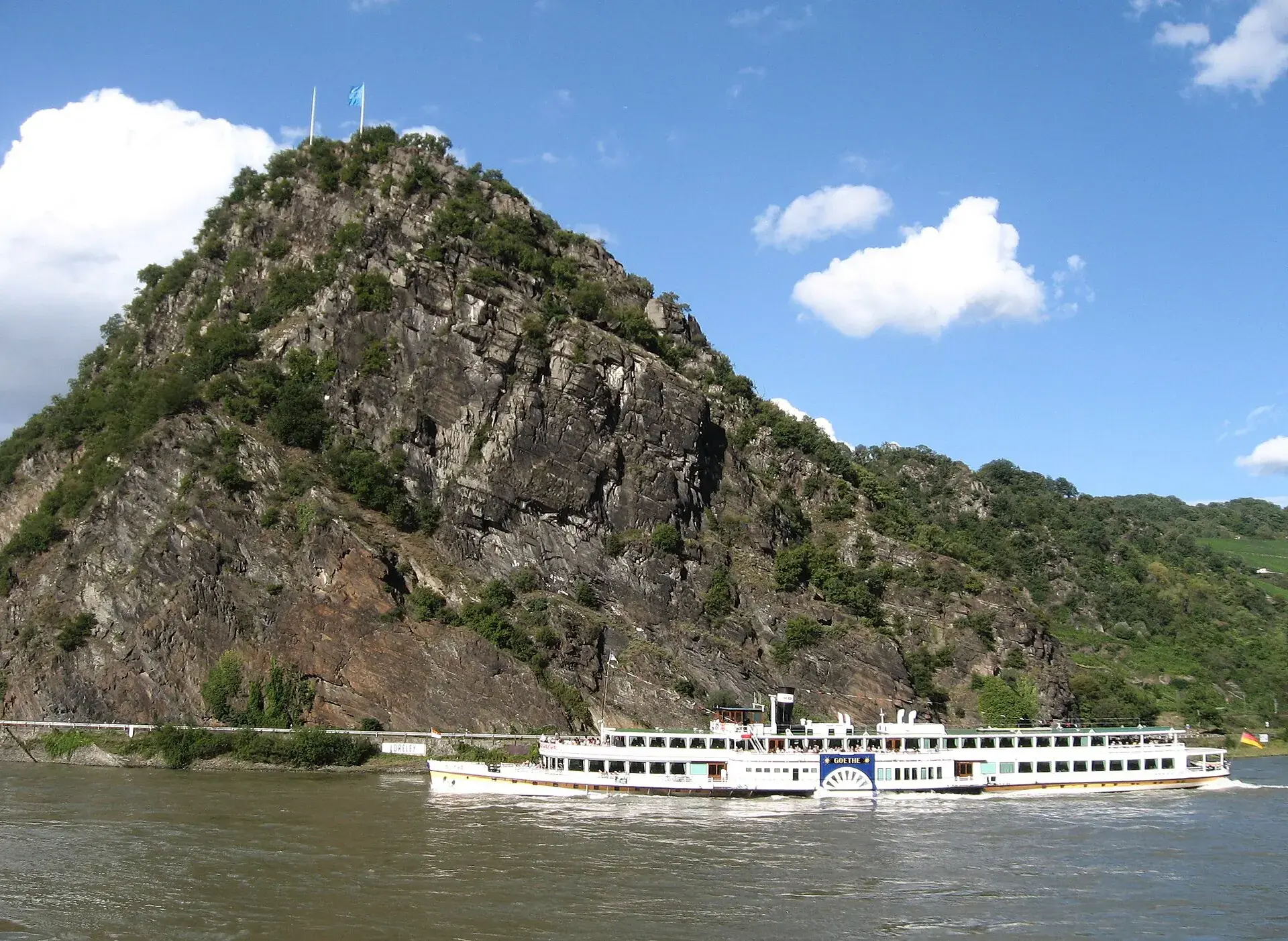 Curva del Rin junto a Loreley