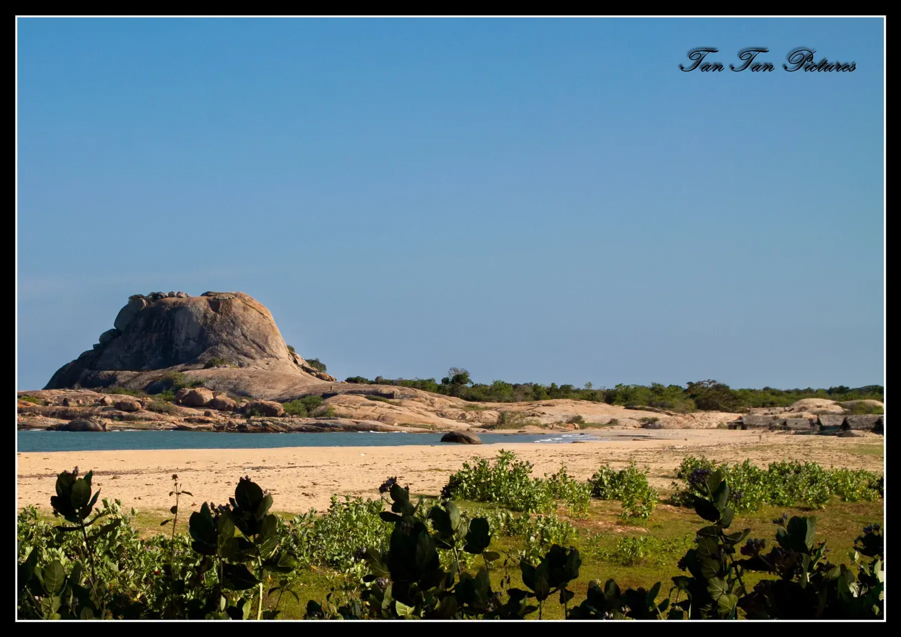 Paisaje costero dentro del parque nacional de Yala