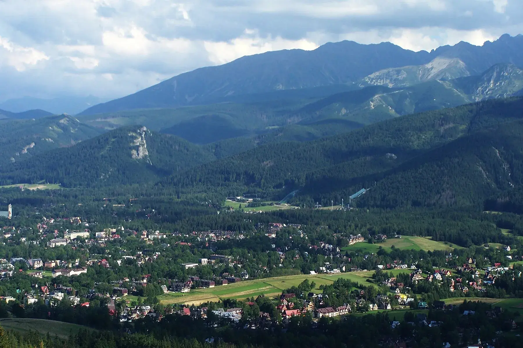Zakopane y paisaje de los Tatras
