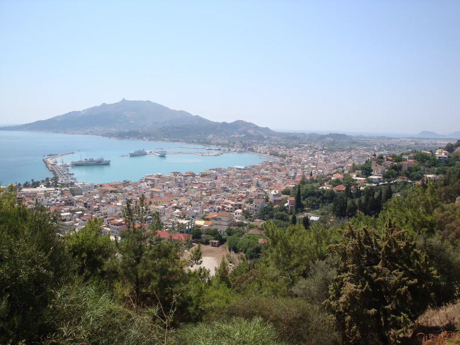 Panorama urbano de Zakynthos